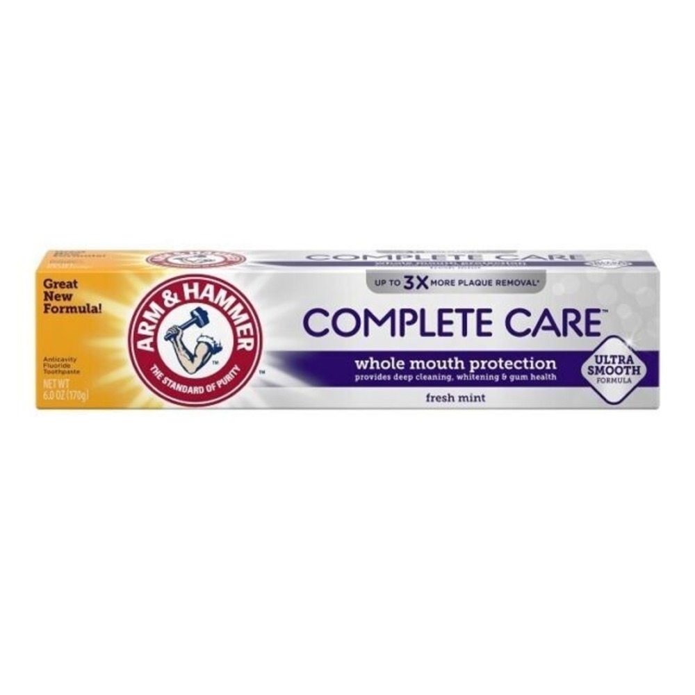 ARM & HAMMER Complete Care Fluoride Anticavity Toothpaste, Fresh Mint 6 oz